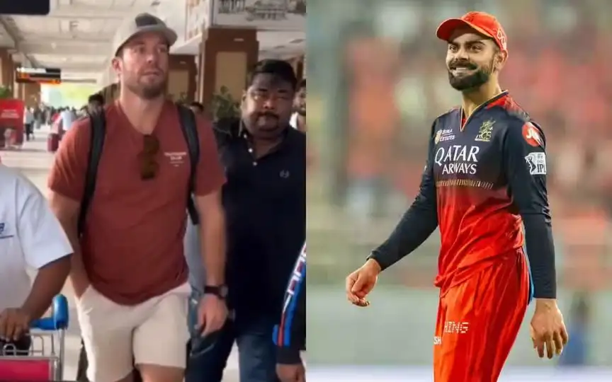 AB de Villiers Fulfills His Promise To Kohli; Reaches Ahmedabad For RCB vs PBKS Final